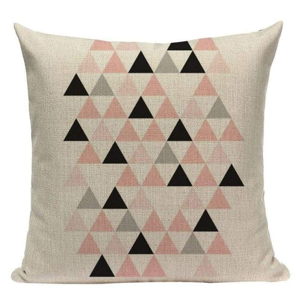 Soft Pink Grey Leaves Cushion Covers-TipTopHomeDecor