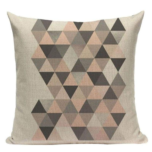 Soft Pink Grey Leaves Cushion Covers-TipTopHomeDecor