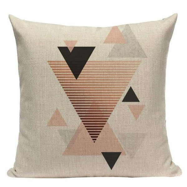 Soft Pink Grey Leaves Cushion Covers-TipTopHomeDecor