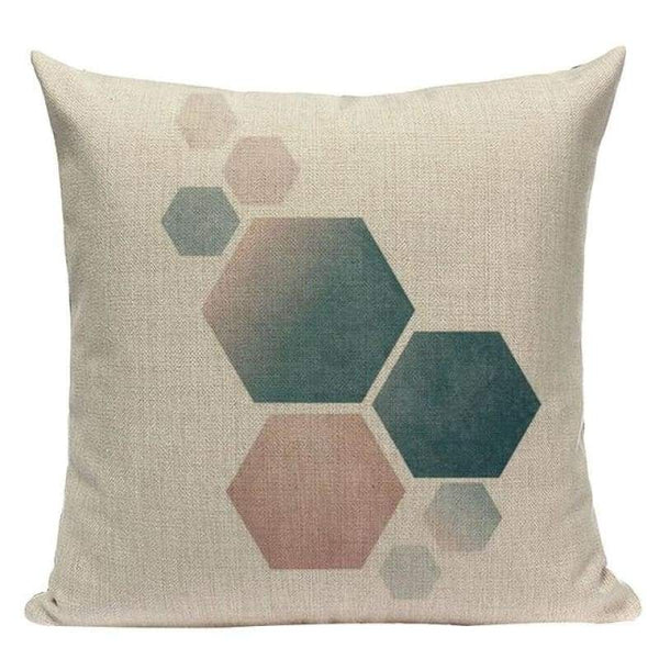 Soft Pink Grey Leaves Cushion Covers-TipTopHomeDecor