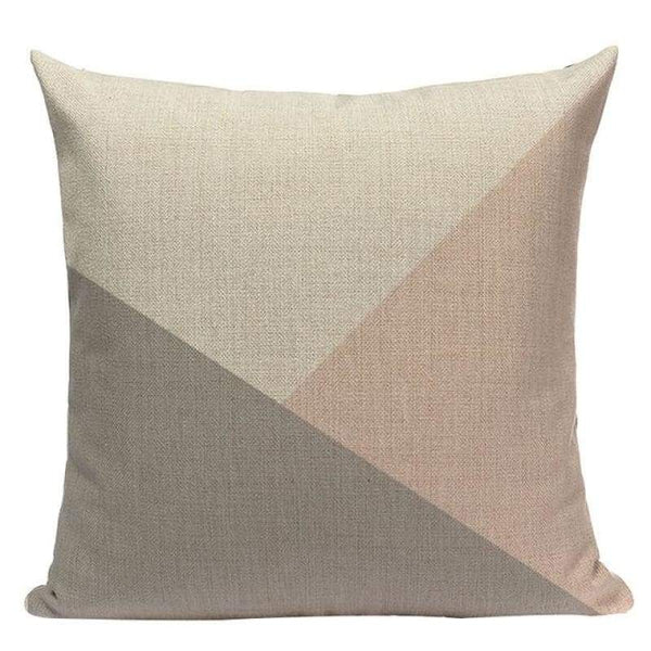 Soft Pink Grey Leaves Cushion Covers-TipTopHomeDecor