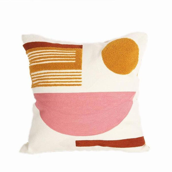 Soft Textured Aesthetic Geometric Organic Colors Cushion Covers-TipTopHomeDecor