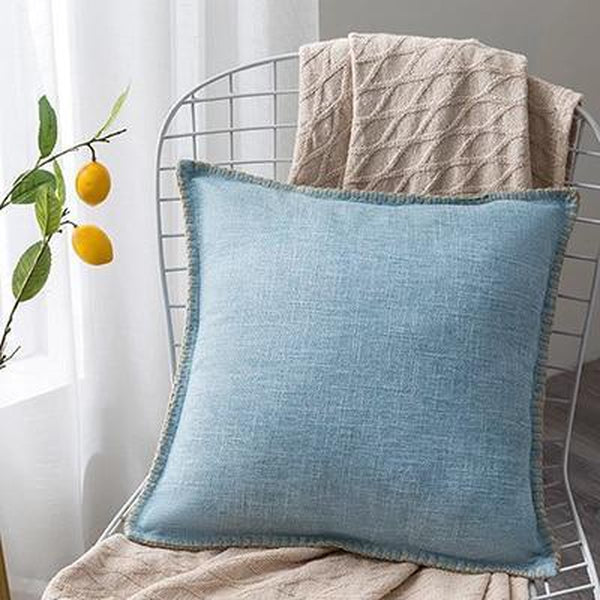 Solid Linen Earth Tones Organic Cushion Covers-TipTopHomeDecor