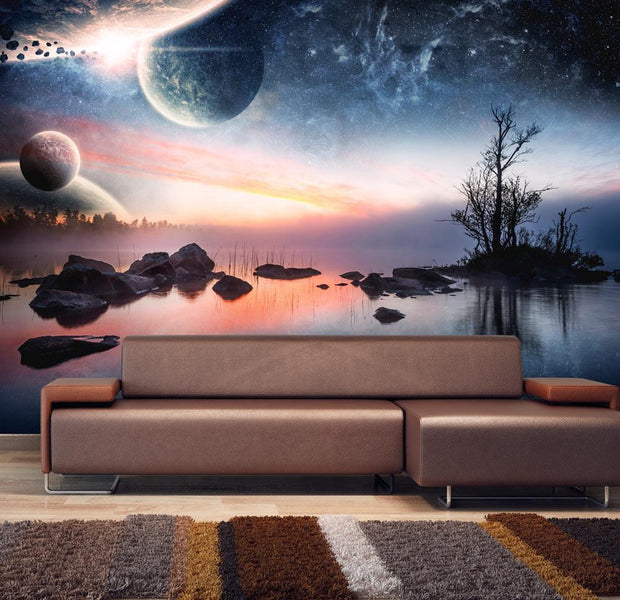 Wall mural - Cosmic landscape-TipTopHomeDecor