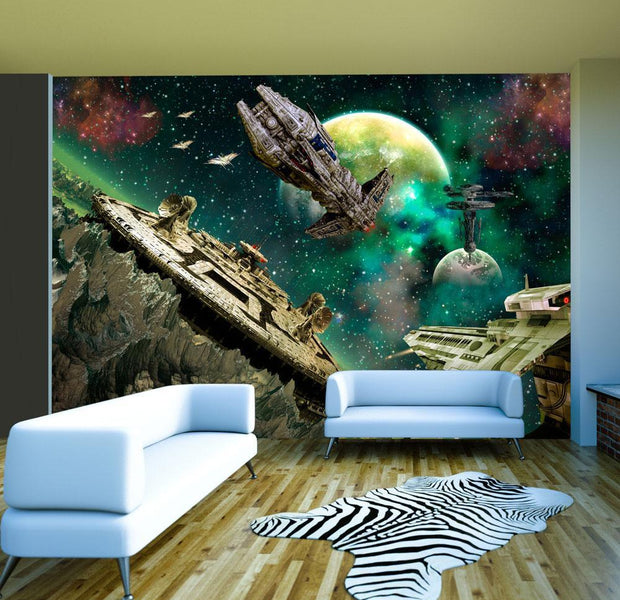 Wall mural - Space fleet-TipTopHomeDecor