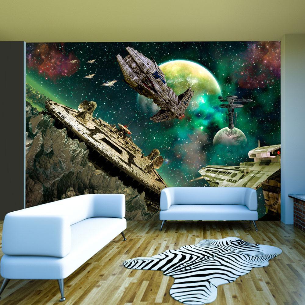 Wall mural - Space fleet-TipTopHomeDecor