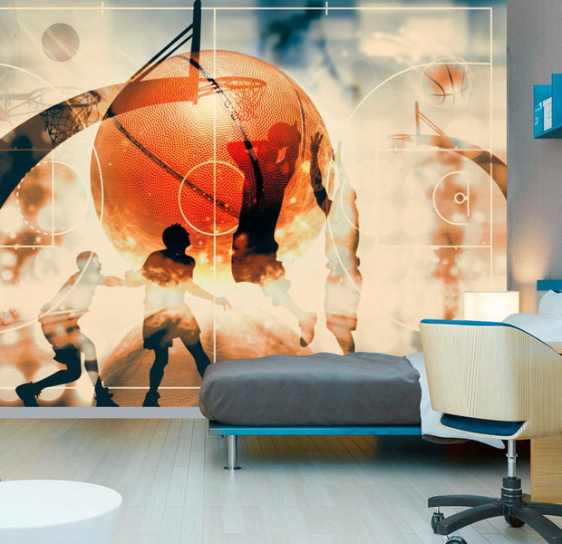 Wall mural - I love basketball!-TipTopHomeDecor