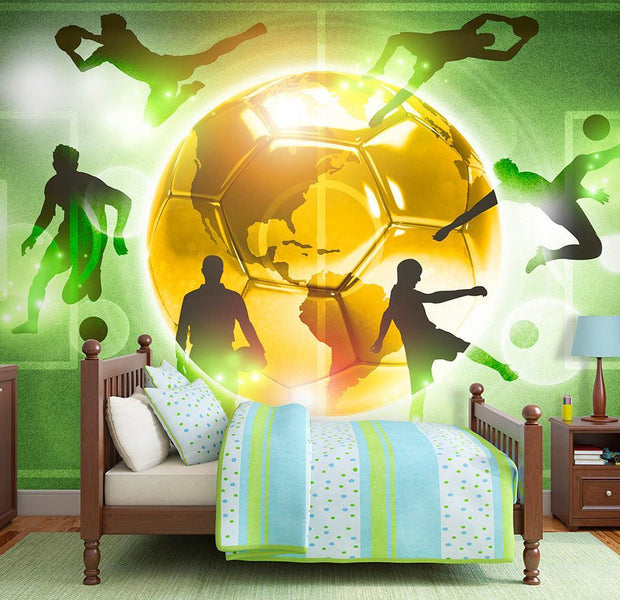 Wall mural - Football training-TipTopHomeDecor