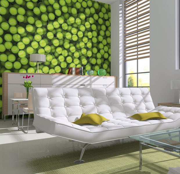 Wall mural - Tennis balls - background-TipTopHomeDecor