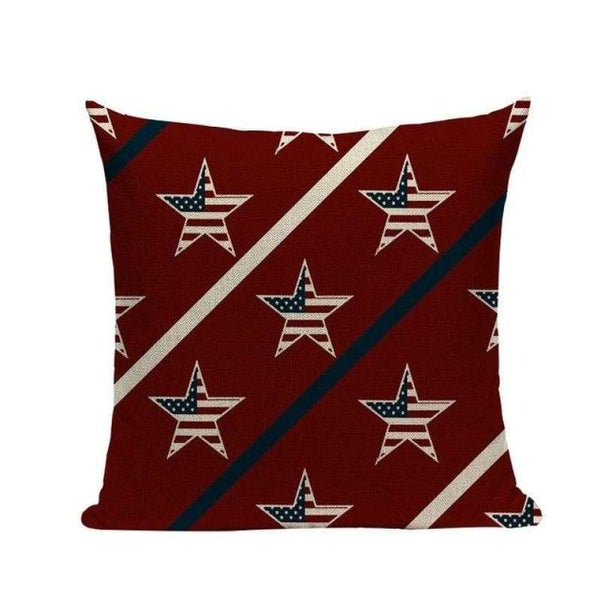 Stars & Stripes Cushion Covers-TipTopHomeDecor