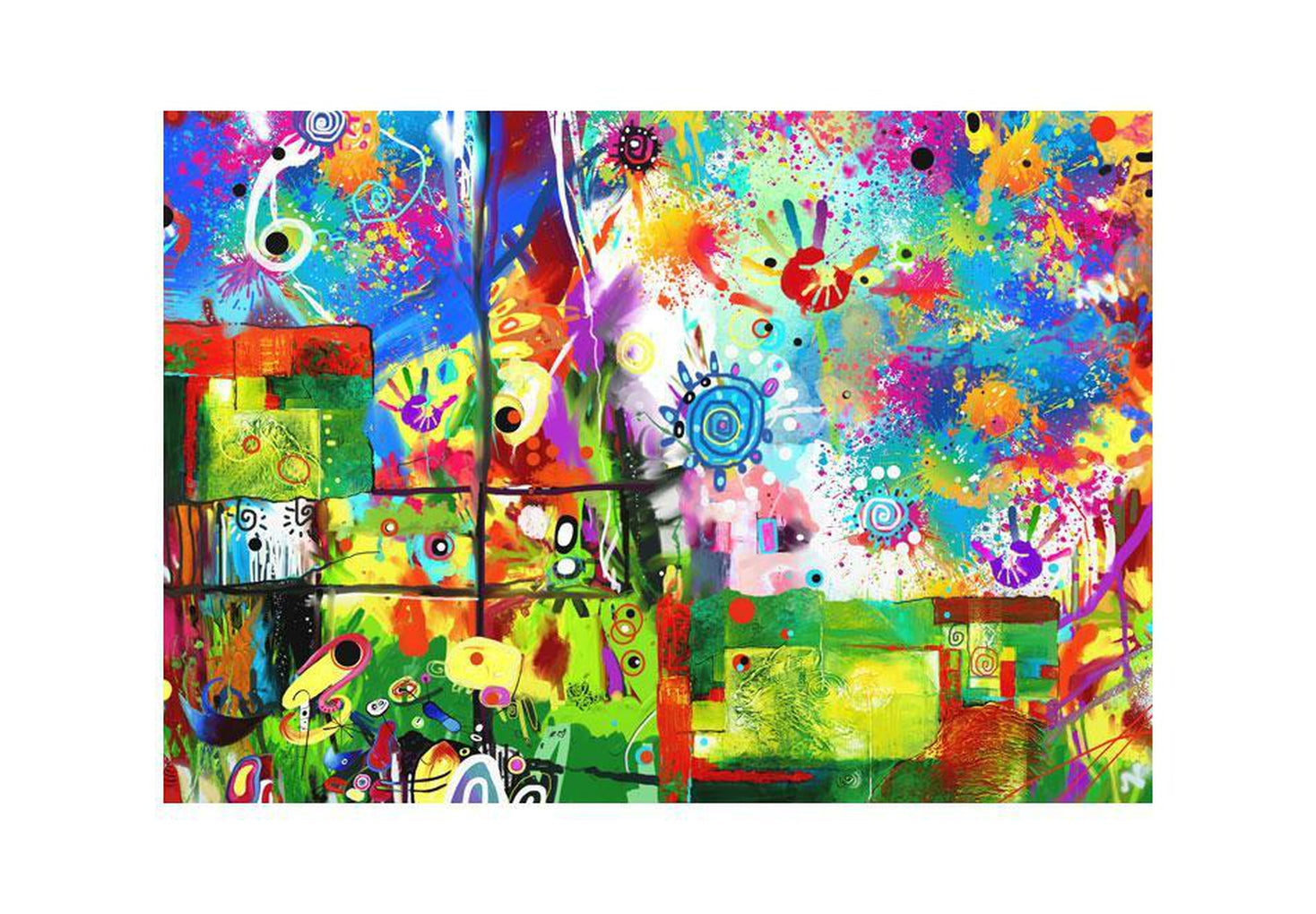 Wall mural - Colorful fantasies-TipTopHomeDecor
