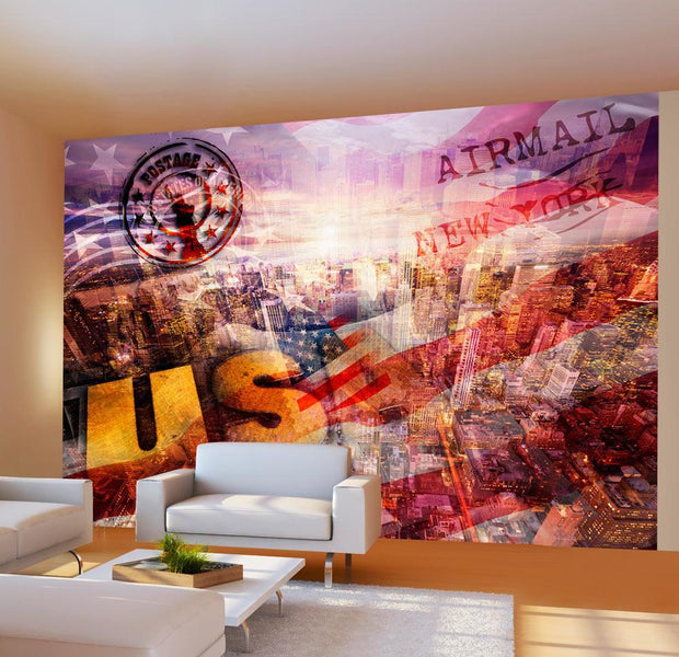 Wall mural - New York - patriotic theme-TipTopHomeDecor