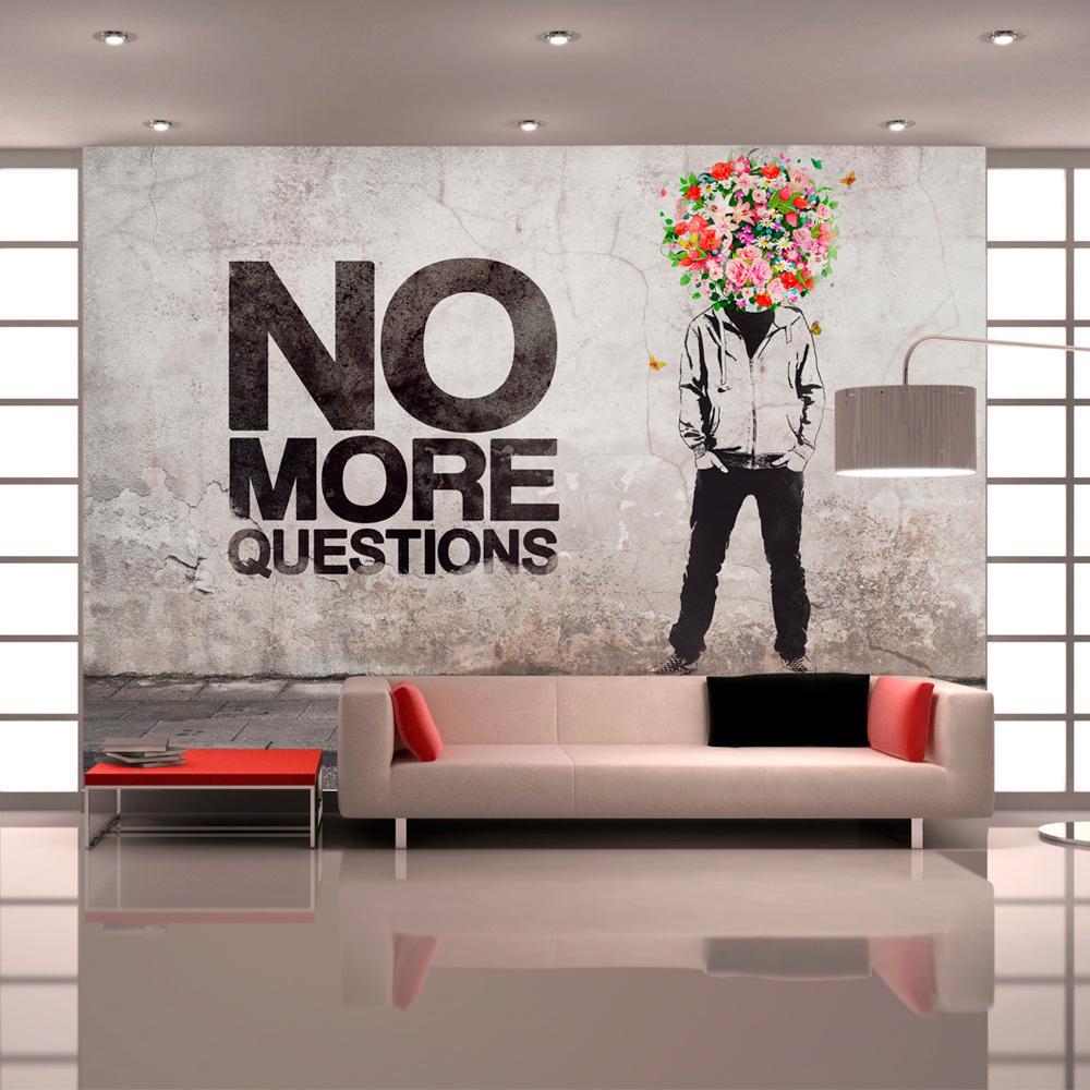 Wall mural - No more questions-TipTopHomeDecor
