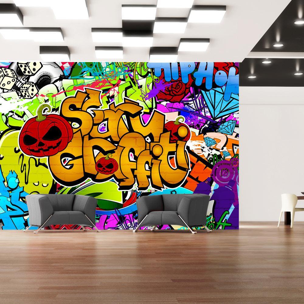 Wall mural - Scary graffiti-TipTopHomeDecor