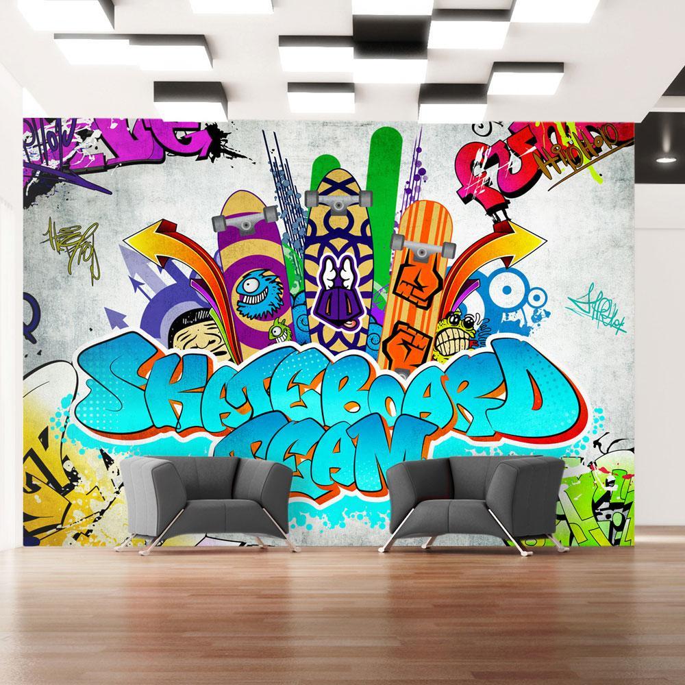 Wall mural - Skateboard team-TipTopHomeDecor