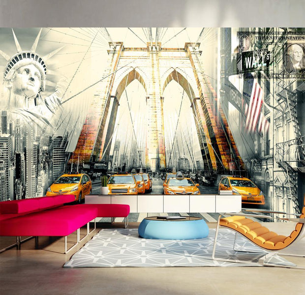 XXL wall mural - Urban living-TipTopHomeDecor
