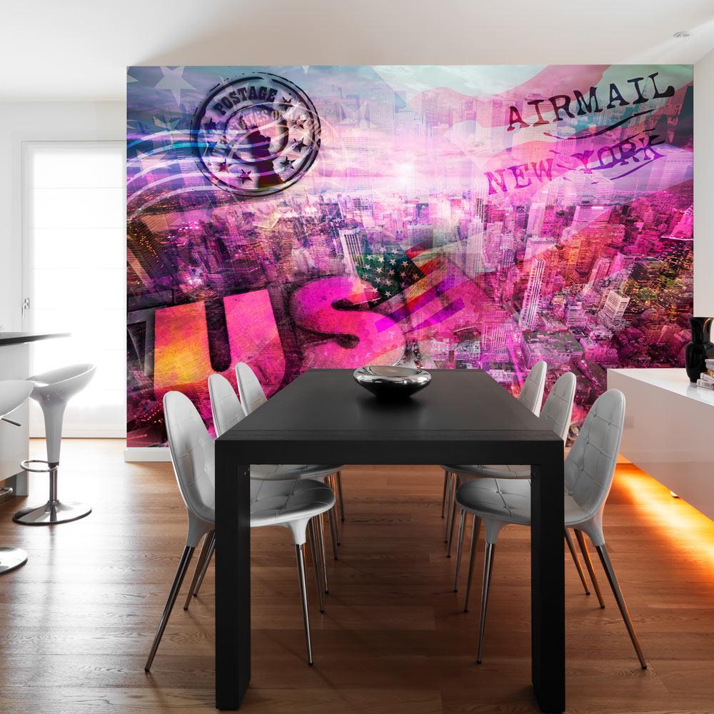 Street Art Wall Mural - USA Patriotic Theme-Tiptophomedecor