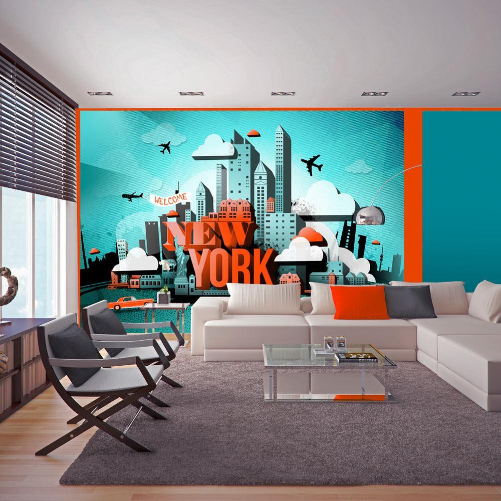 Wall mural - Welcome New York-TipTopHomeDecor