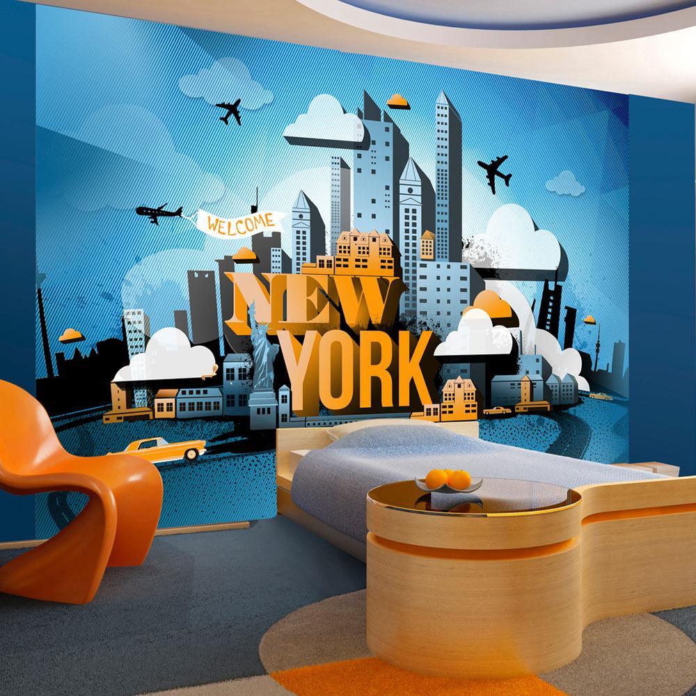 Wall mural - New York - welcome-TipTopHomeDecor