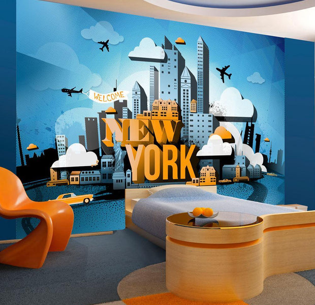 Wall mural - New York - welcome-TipTopHomeDecor