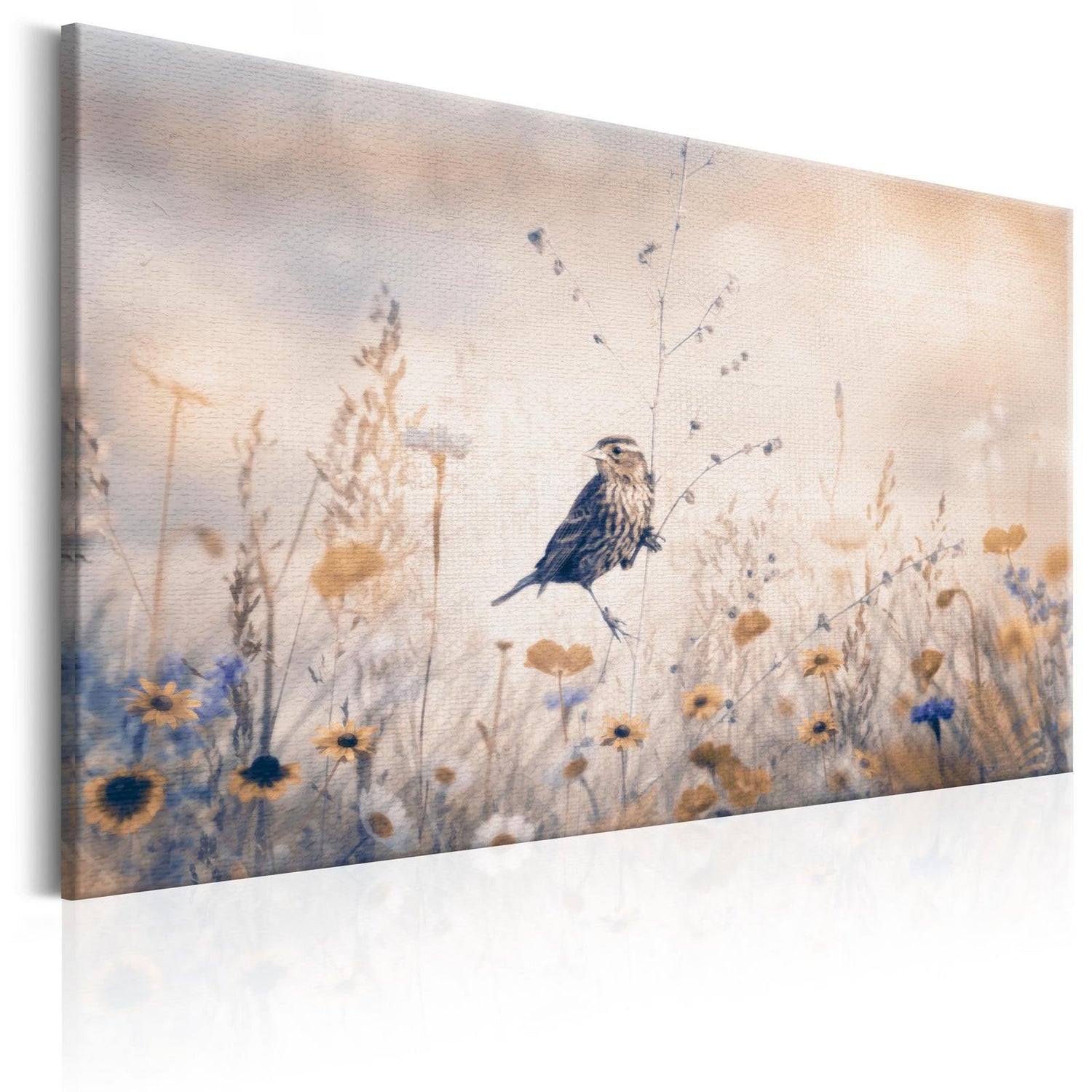 Stretched Canvas Animal Art - August Melody-Tiptophomedecor