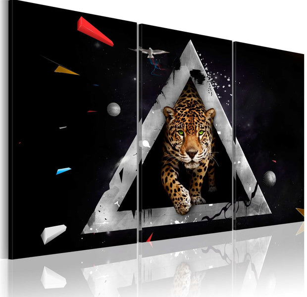 Stretched Canvas Animal Art - Cheetah Incoming!-Tiptophomedecor