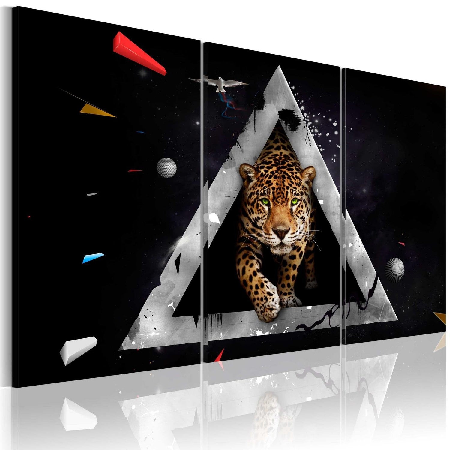Stretched Canvas Animal Art - Cheetah Incoming!-Tiptophomedecor