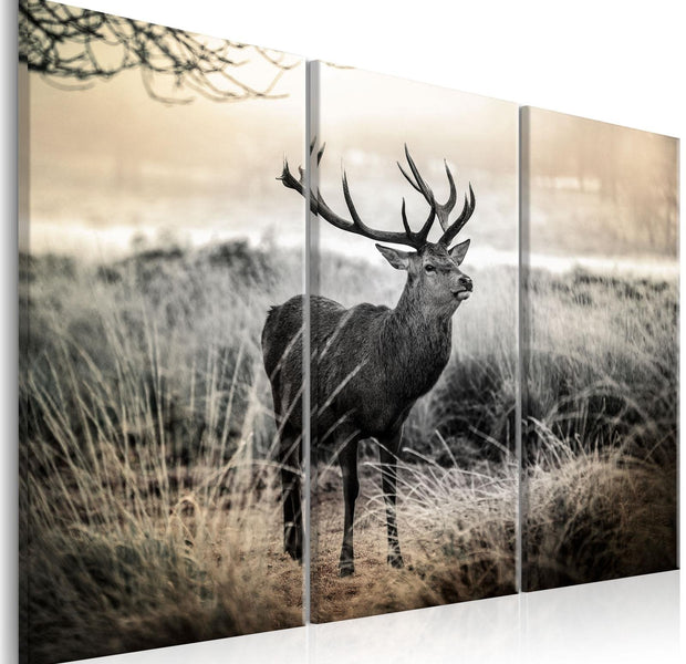 Stretched Canvas Animal Art - Dangerous Horns I-Tiptophomedecor