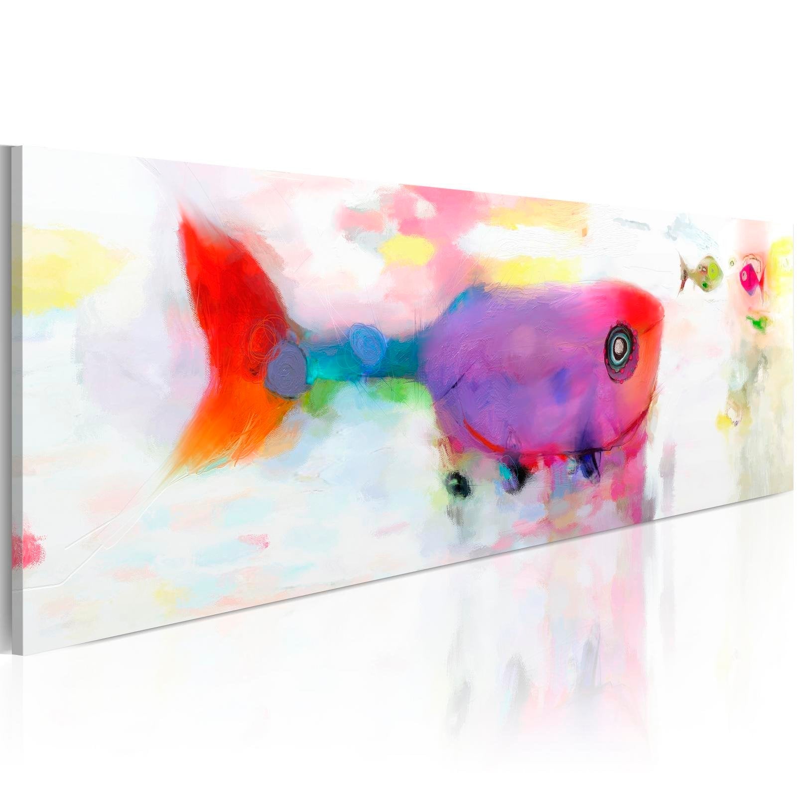 Stretched Canvas Animal Art - Deep-Sea Fishes-Tiptophomedecor