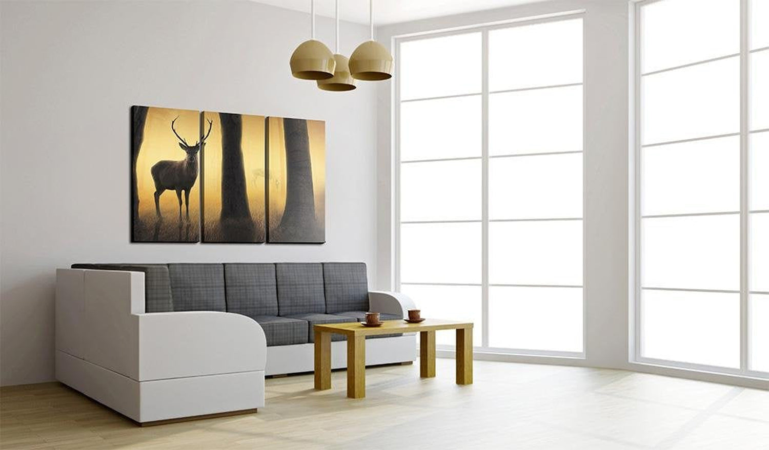 Stretched Canvas Animal Art - Forest Guard-Tiptophomedecor