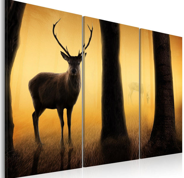 Stretched Canvas Animal Art - Forest Guard-Tiptophomedecor