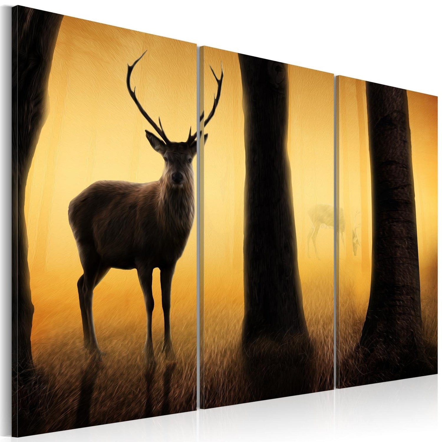 Stretched Canvas Animal Art - Forest Guard-Tiptophomedecor