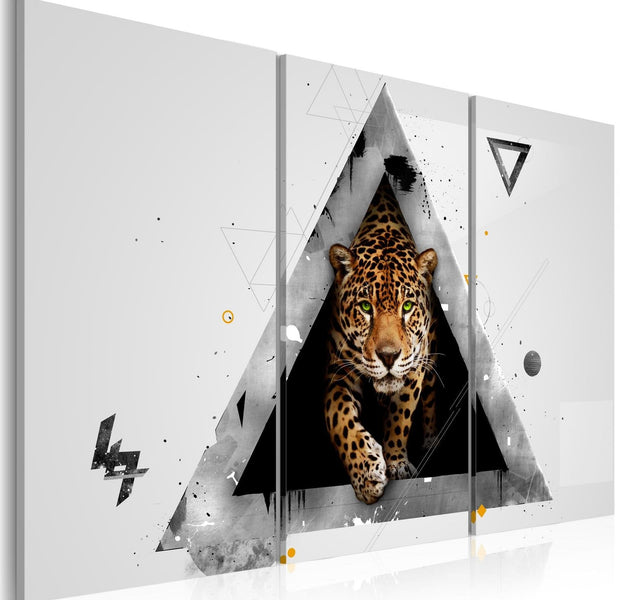 Stretched Canvas Animal Art - Green-Eyed Cheetah-Tiptophomedecor