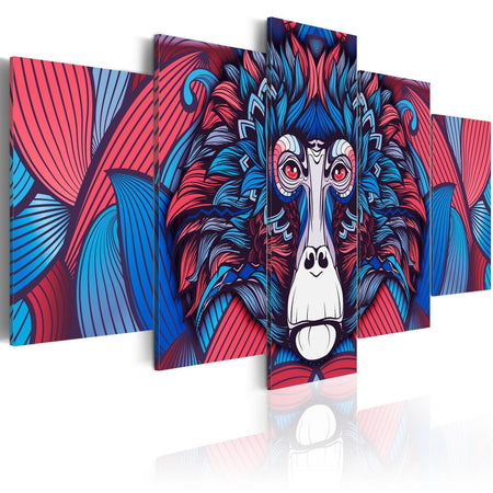 Stretched Canvas Animal Art - Magnetism Of The Look-Tiptophomedecor