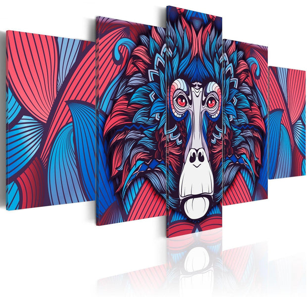 Stretched Canvas Animal Art - Magnetism Of The Look-Tiptophomedecor