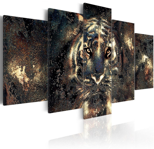 Stretched Canvas Animal Art - Predatory Beauty-Tiptophomedecor