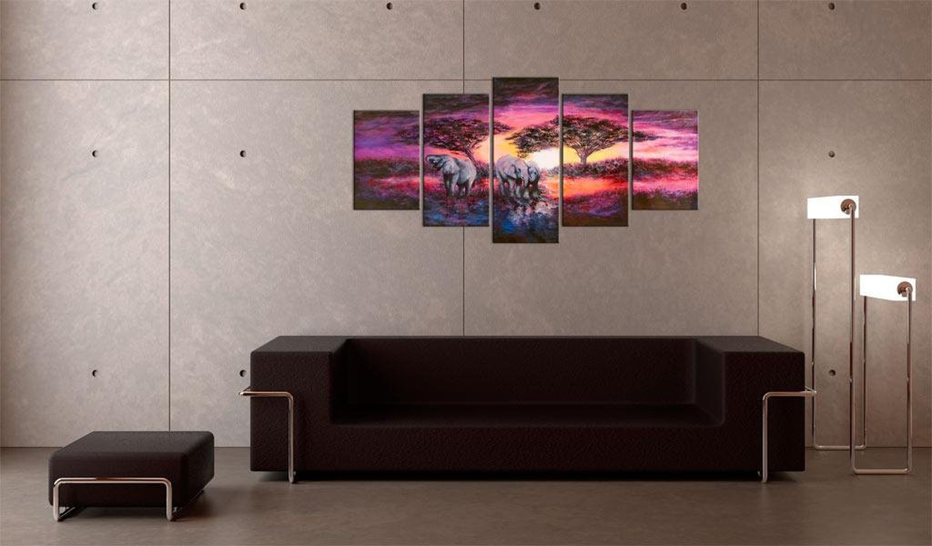 Stretched Canvas Animal Art - Savannah-Tiptophomedecor