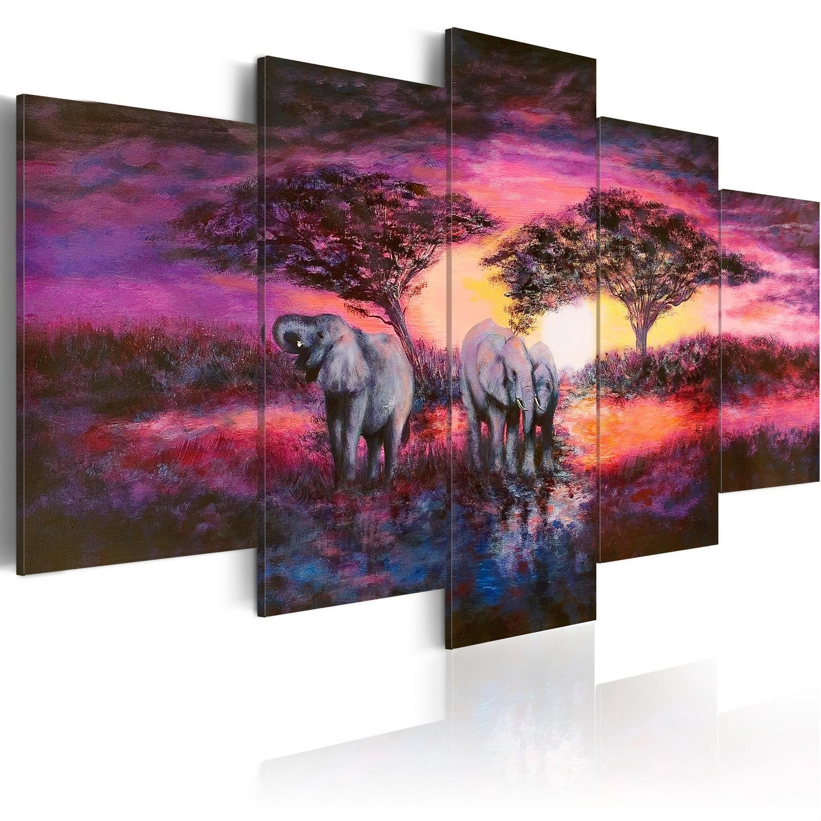 Stretched Canvas Animal Art - Savannah-Tiptophomedecor