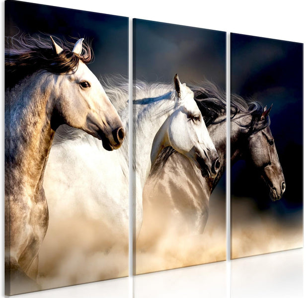 Stretched Canvas Animal Art - Sons Of The Wind-Tiptophomedecor