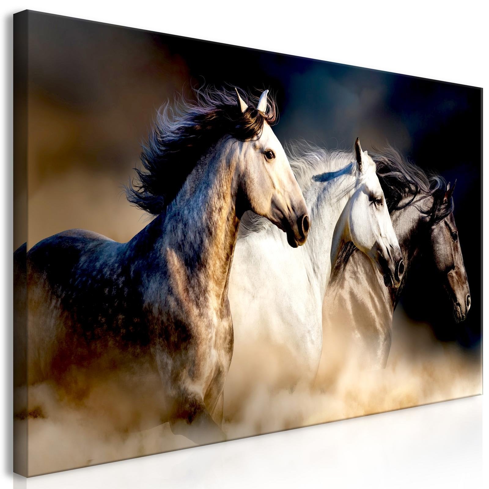 Stretched Canvas Animal Art - Sons Of The Wind Wide-Tiptophomedecor