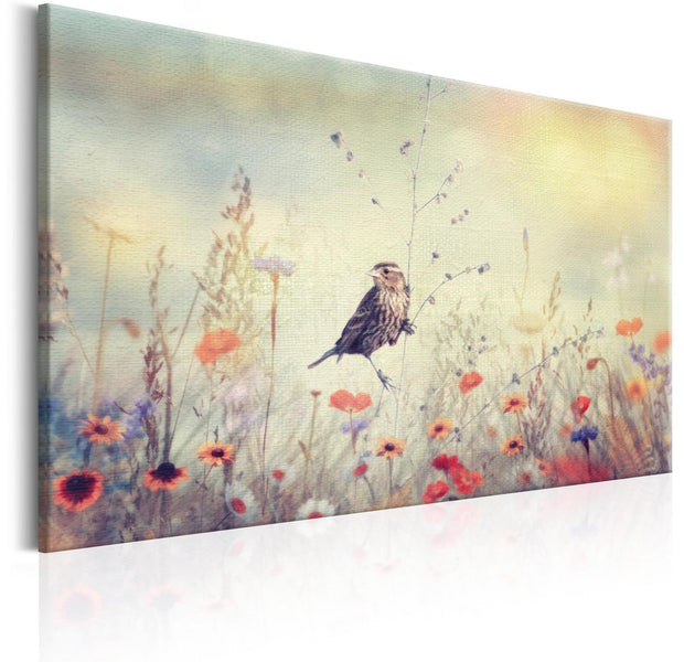 Stretched Canvas Animal Art - Spring Sonata-Tiptophomedecor
