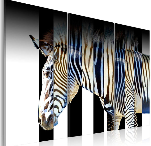 Stretched Canvas Animal Art - Stripes-Tiptophomedecor