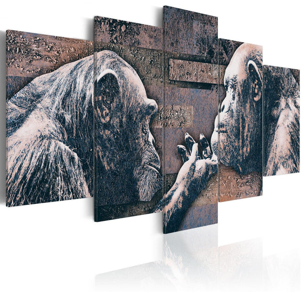 Stretched Canvas Animal Art - The Unquiet Hearts-Tiptophomedecor