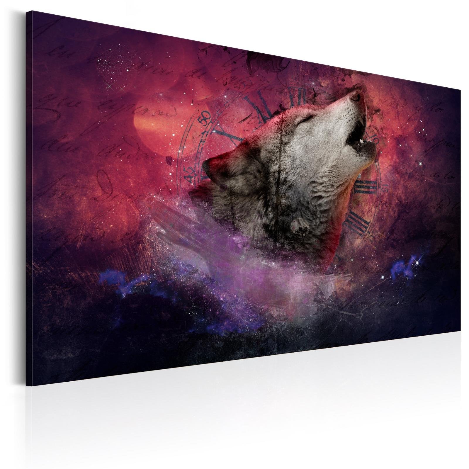 Stretched Canvas Animal Art - Time Of Wolves-Tiptophomedecor