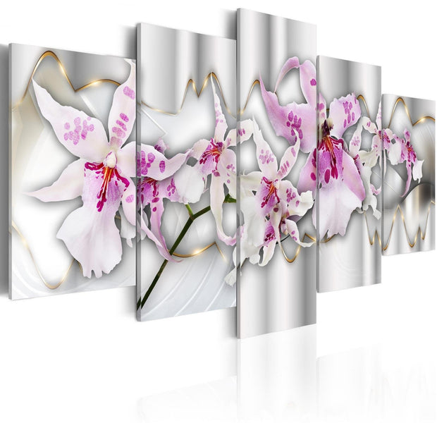 Stretched Canvas Floral Art - Academy Of Charm-Tiptophomedecor