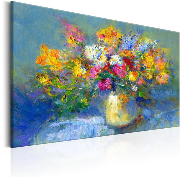 Stretched Canvas Floral Art - Autumn Bouquet-Tiptophomedecor