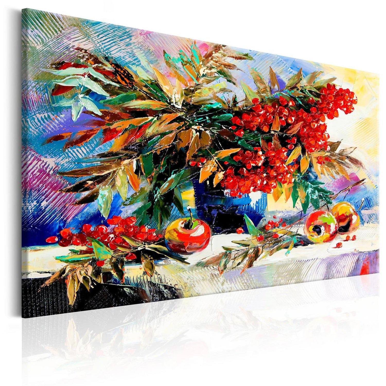 Stretched Canvas Floral Art - Autumn Harvest-Tiptophomedecor