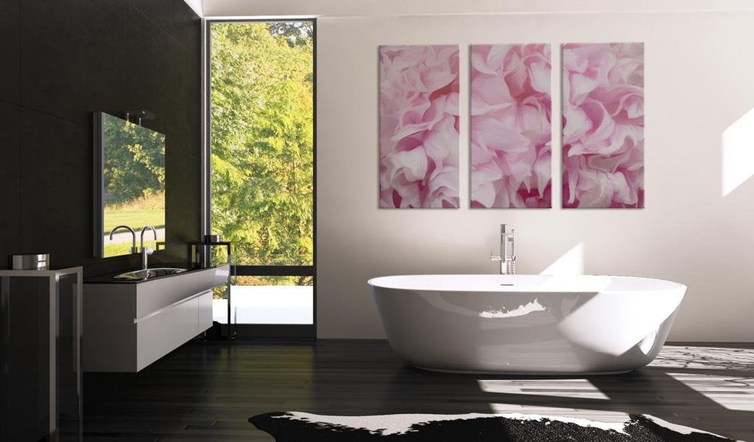 Stretched Canvas Floral Art - Azalea In Pink-Tiptophomedecor