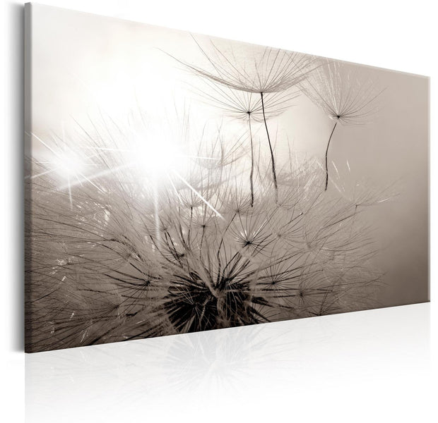 Stretched Canvas Floral Art - Beautiful Summer: Dandelions-Tiptophomedecor