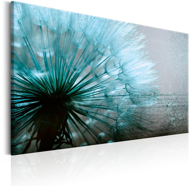 Stretched Canvas Floral Art - Blue Gentleness-Tiptophomedecor